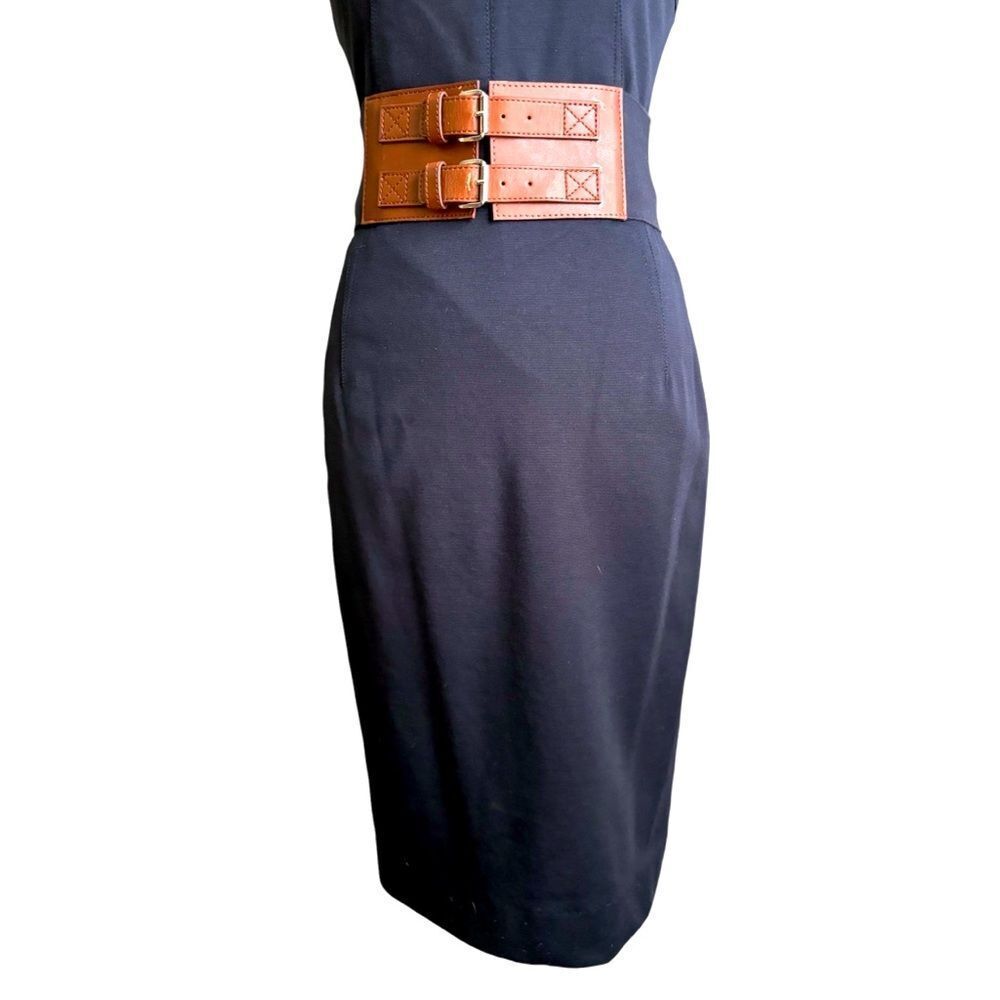 MICHAEL Michael Kors Navy Strapless Dress Size O NWT  4 0436 - Picture 3 of 13